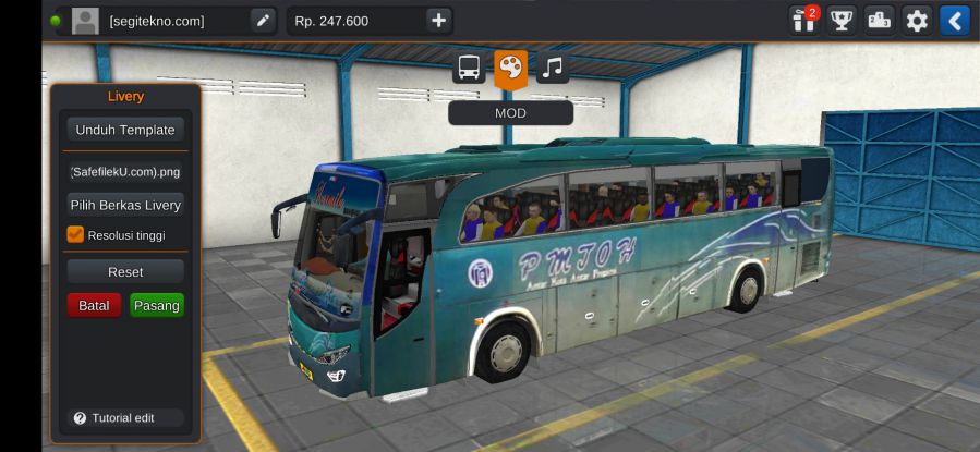 Download Livery & Mod Bussid PMTOH JB2 HD