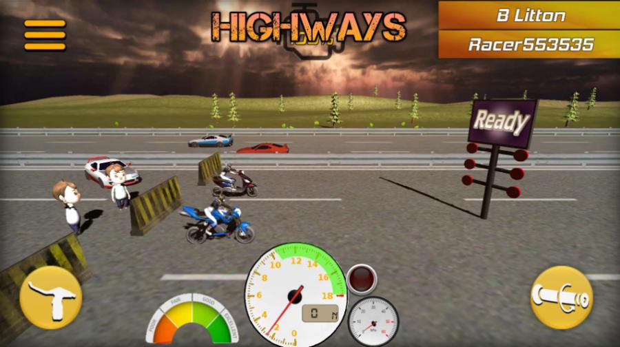 Game Drag Motor Android Ukuran Kecil