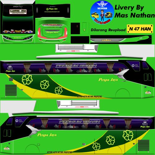 Download Mod & Livery Bussid Puspa Jaya