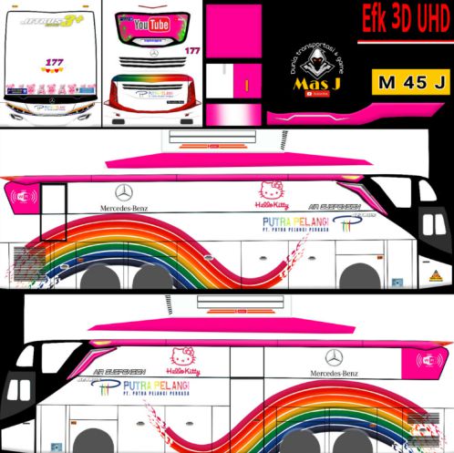 Download Mod & Livery Bussid Putra Pelangi UHD