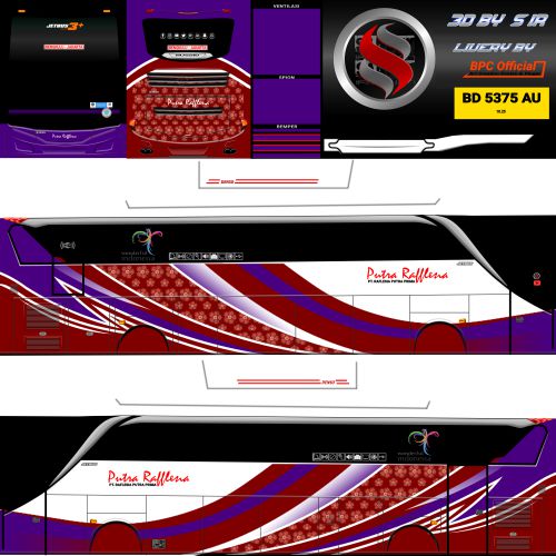 Download Mod & Livery Bussid Putra Rafflesia SHD JB3+