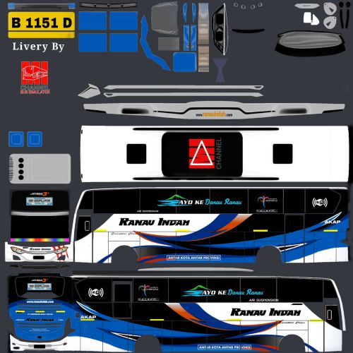 Download Mod & Livery Bussid Ranau Indah Srikandi Rombak JB3