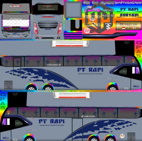 Download Mod & Livery Bussid Rapi Avante