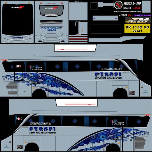 Download Mod & Livery Bussid Rapi SHD Ori