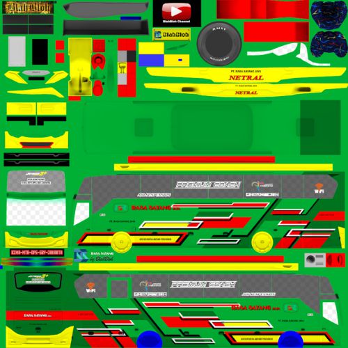 Download Mod & Livery Bussid Rasa SayangJB3 Hino