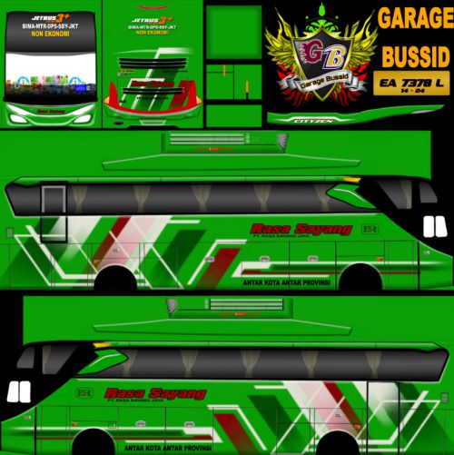 Download Mod & Livery Bussid Rasa Sayang SHD Ori