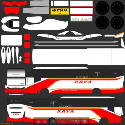 Download Mod & Livery Bussid Raya SR2 Mercy