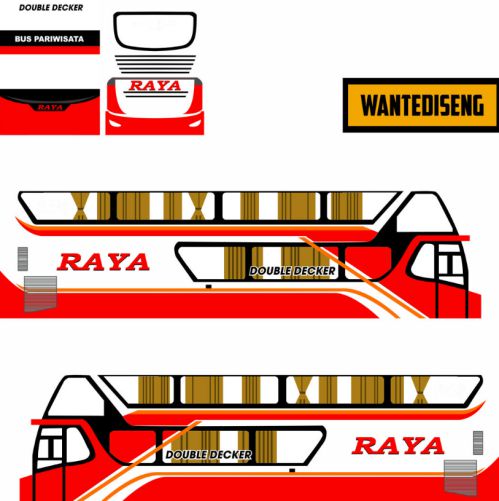 Download Mod & Livery Bussid Raya Bimasena SDD Ori