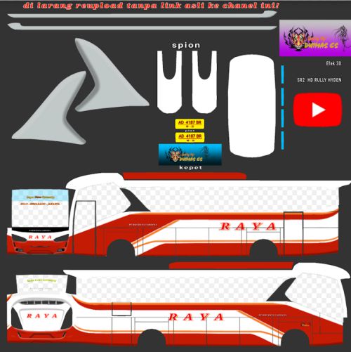 Download Mod & Livery Bussid Raya SR2 Legacy