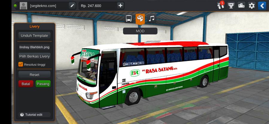 Download Mod & Livery Bussid Rasa Sayang Celcius