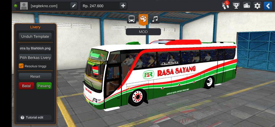 Download Mod & Livery Bussid Rasa Sayang Old Setra