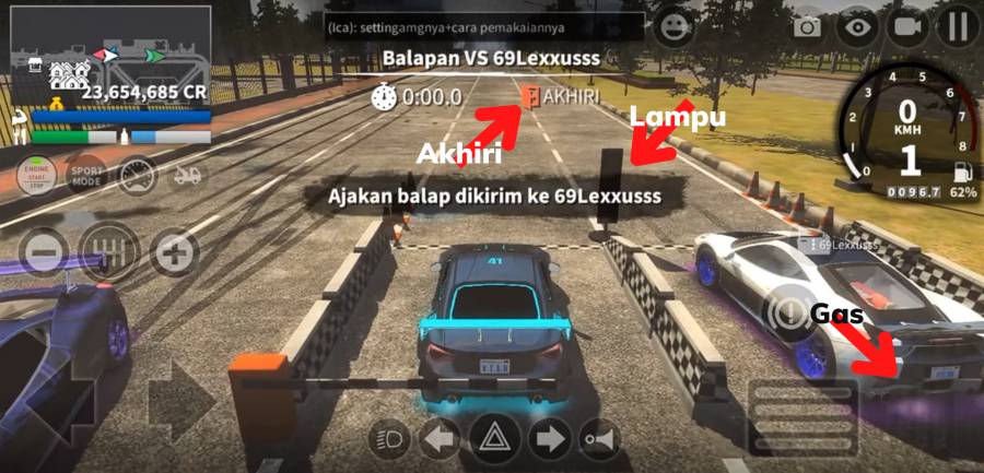Cara Bug Drag Car Driving Online