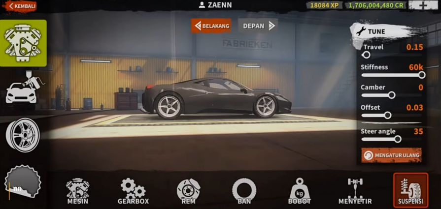 Setting Suspensi Car Driving Online