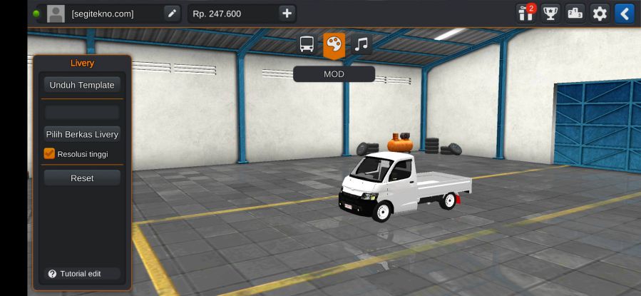 Mod Bussid Grand Max Pick Up