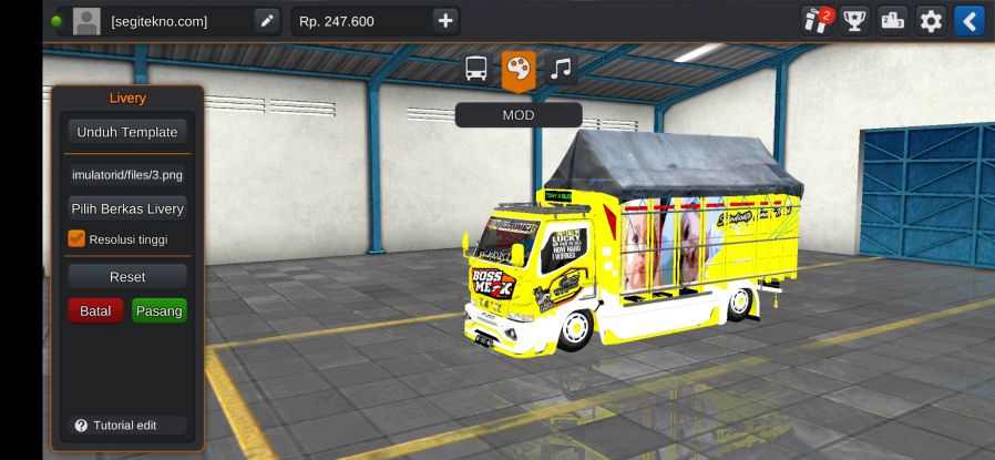 Mod Bussid Truck Negeri Jagung Bos Meok