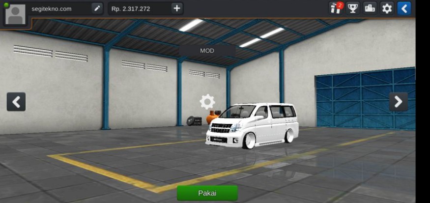 Mod Bussid Toyota Alphard Double Glass Roof