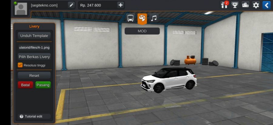 Mod Bussid Toyota Raize