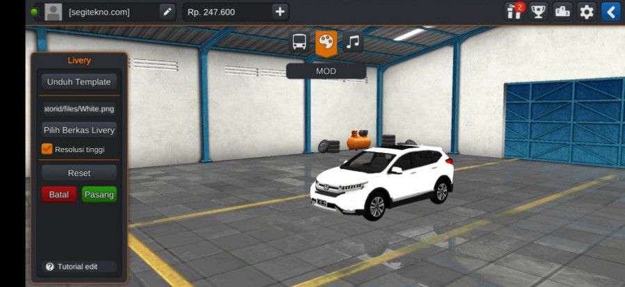 Mod Bussid Honda CR-V Prestige