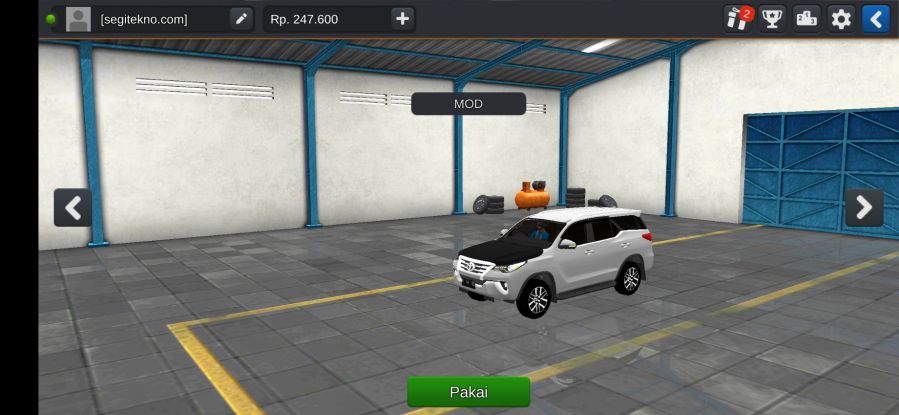 Mod Bussid Toyota Fortuner 2017