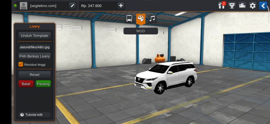 Mod Bussid Honda BR-V ALL New 2022