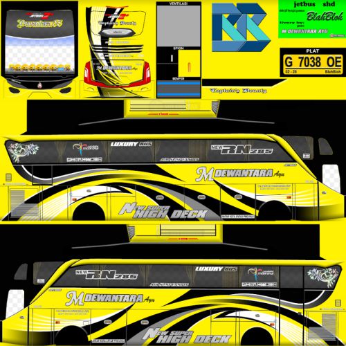 Mod & Livery Bussid M Dewantara Ayu SHD