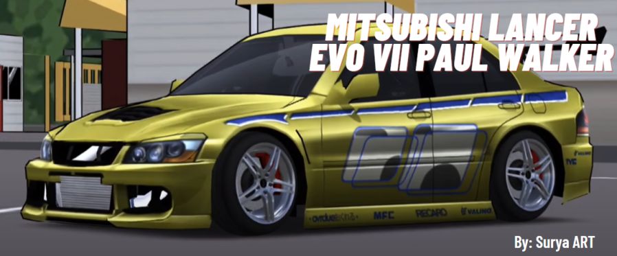 Livery FR Legends Mitsubishi Lancer Evo VII Paul Walker