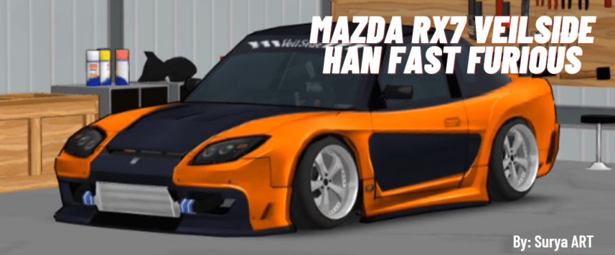 Livery FR Legends Mazda RX7 Veilside Han Fast and Furious
