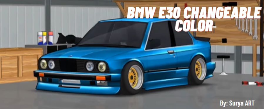 Livery FR Legends BMW E30 Changeable Color