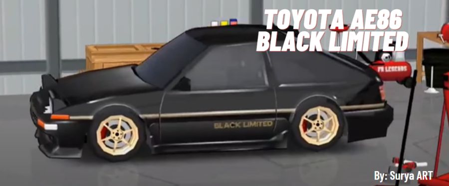 Livery FR Legends AE86 Black Limited
