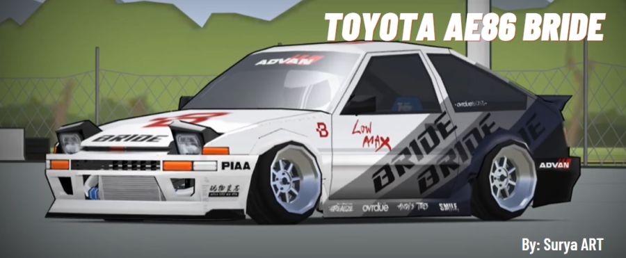Livery FR Legends AE86 Bride Detailing