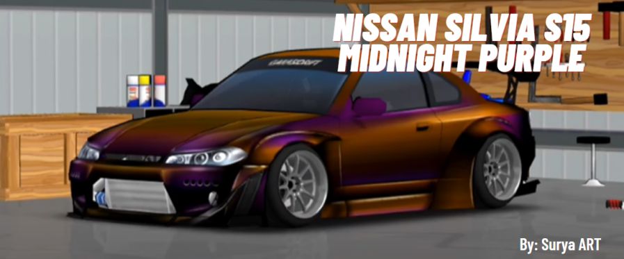 Livery FR Legends Garasi Drift Nissan Silvia S15 Midnight Purple Ziko