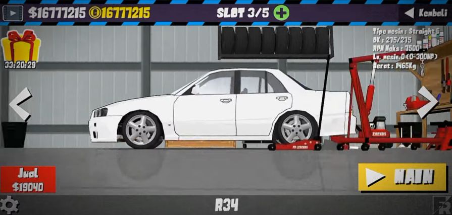 FR Legends Mod Skyline R34