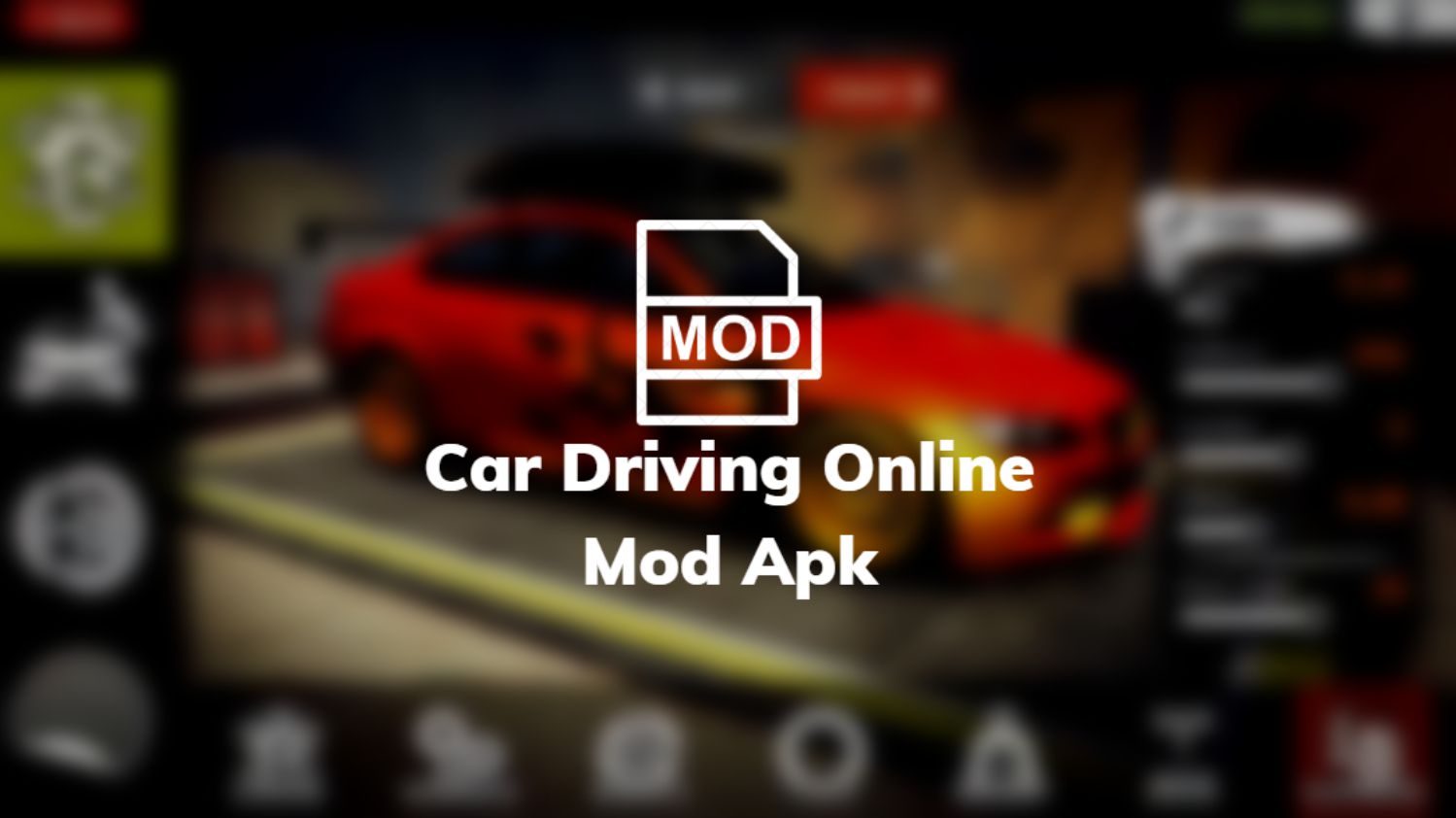 Car Driving Online Mod Apk