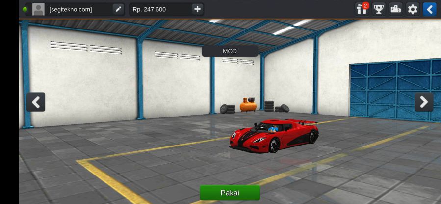 Mod Bussid Koenigsegg Agera R