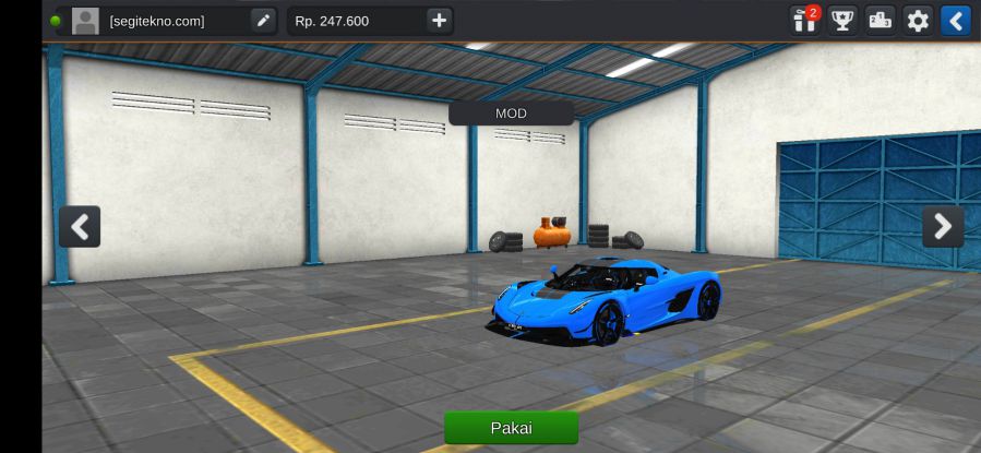 Mod Bussid Koenigsegg Jesko 2021
