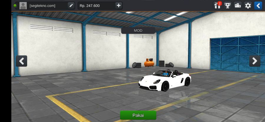 Mod Bussid Porsche Boxter GTS 2016