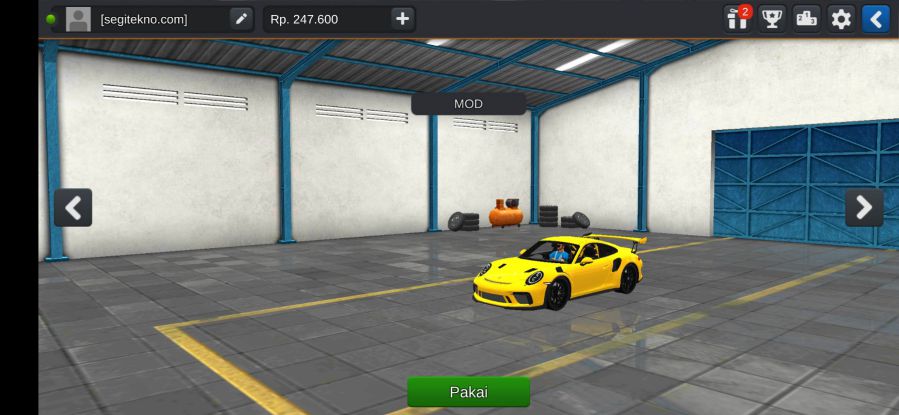 Mod Bussid Porsche 911 GT3 RS 2018