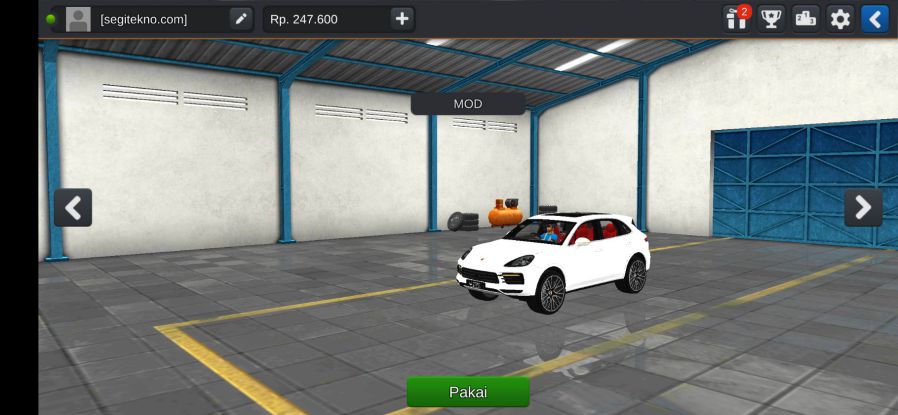 Mod Bussid Porsche Ceyenne 2019