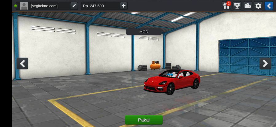 Mod Bussid Porsche Panamera Turbo 2018