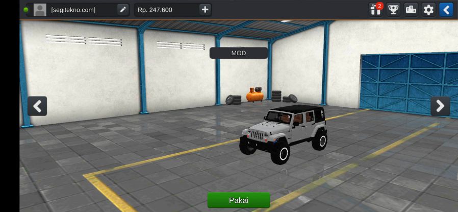 Mod Bussid Jeep Wrangler 2012 Rubicon