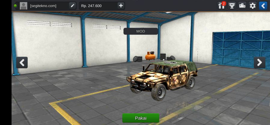 Mod Bussid Jeep Humvee