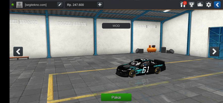 Mod Bussid Chevrolet Camaro ZL1 NASCAR