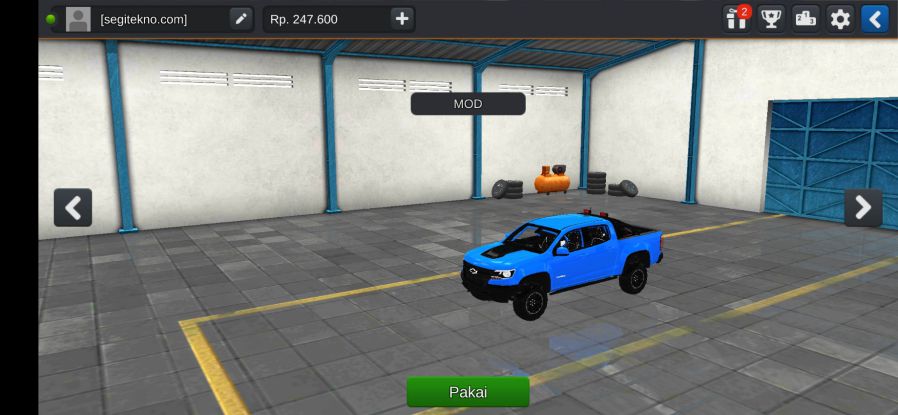 Mod Bussid Chevrolet Colorado ZR2