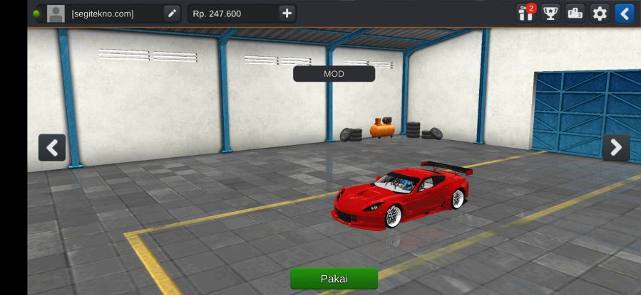 Mod Bussid Chevrolet Corvette Z06