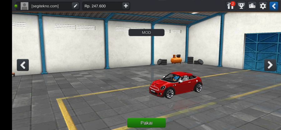 Mod Bussid Mini Cooper S Roadster