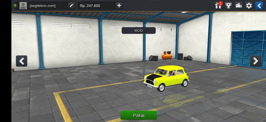 Mod Bussid Mini Cooper Mr. Bean