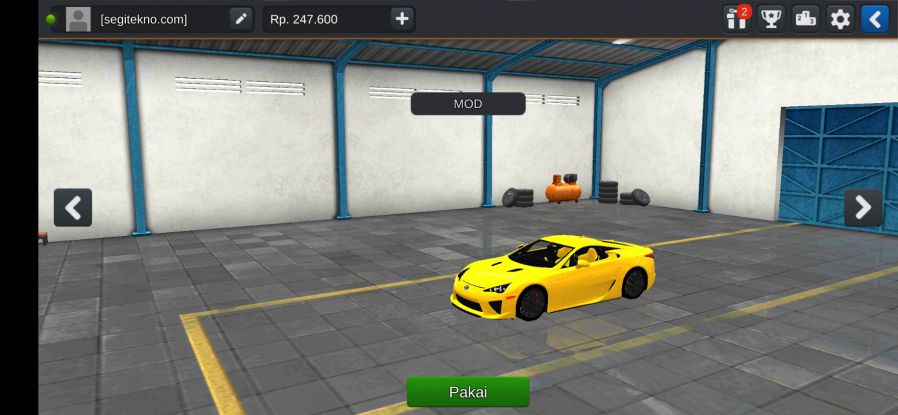 Mod Bussid Lexus LFA