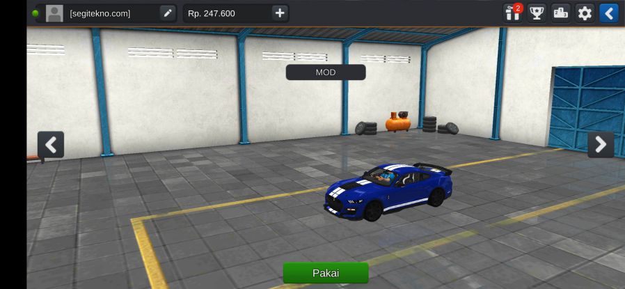 Mod Bussid Ford Mustang Shelby 2021