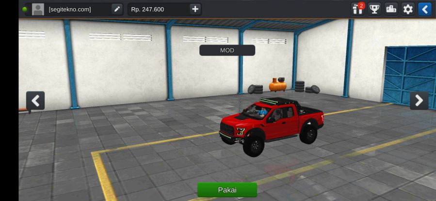 Mod Bussid Ford F150 Adventure