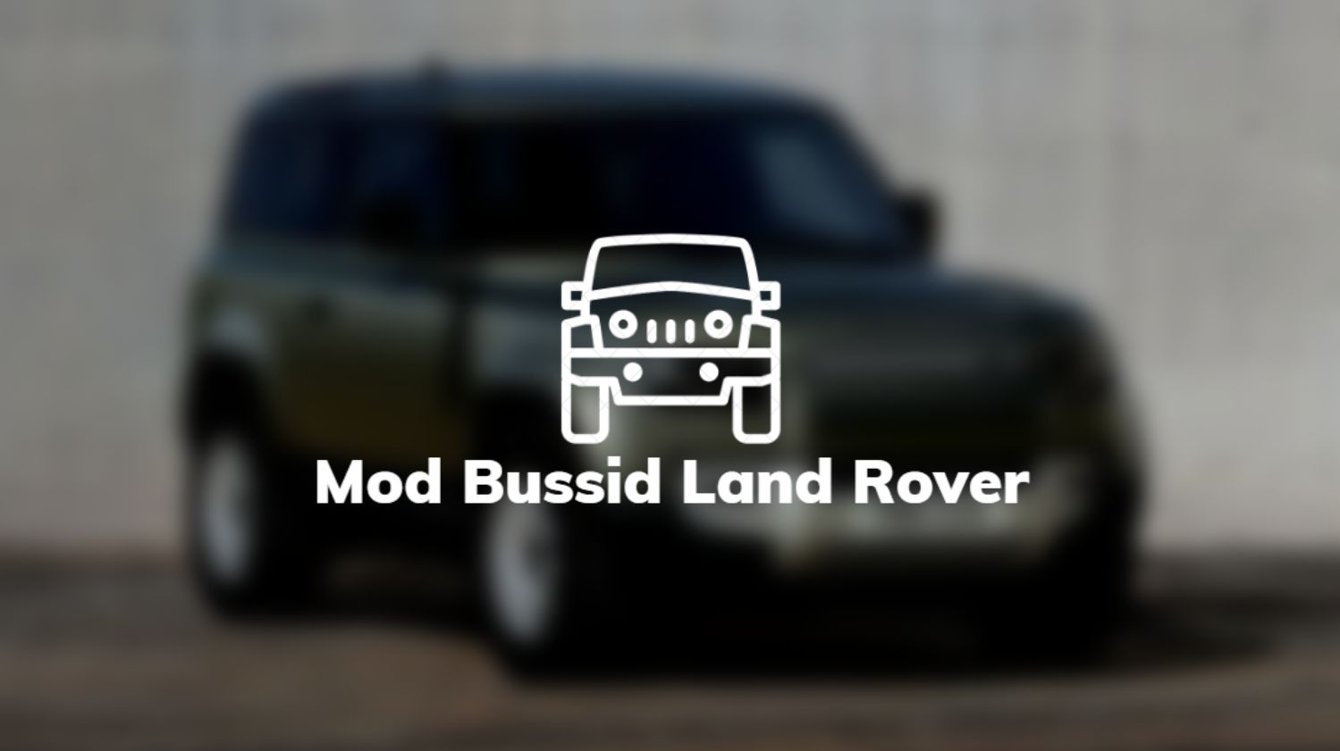 Mod Bussid Land Rover